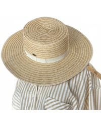 Cc - Goose Grosgrain Ribbon Boater Hat - Lyst