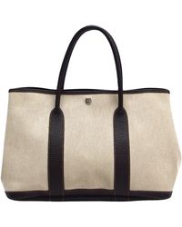Hermès - Garden Party Canvas Tote Bag (pre-owned) - Lyst