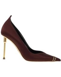 Elisabetta Franchi - Pumps With Sculpted Heels - Lyst