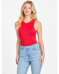 Guess - Babs Sleeveless Bodysuit - Lyst