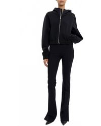 Helmut Lang - Ponte Stretch Knit Bootcut Pant - Lyst