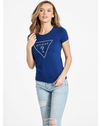 Guess Factory - Carlee Triangle Tee - Lyst