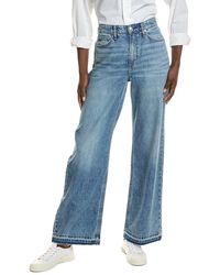 Rag & Bone - Featherweight Logan Mid-Rise Wide Leg Jean - Lyst
