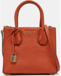 Michael Kors - Leather Small Mercer Tote - Lyst