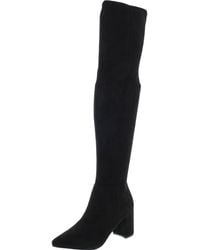 Steve Madden - Shaya Faux Suede Pointed Toe Over-the-knee Boots - Lyst