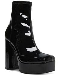 Steve Madden - Bianca Metallic Print Ankle Boots - Lyst