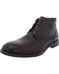 Florsheim - Rucci Leather Block Heel Chukka Boots - Lyst