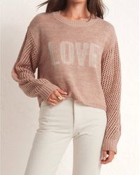 Z Supply - Blushing Love Sweater - Lyst