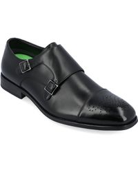 Vance Co. - Atticus Faux Leather Square Toe Loafers - Lyst