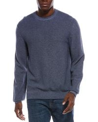 Vince - Geo Jacquard Wool & Cashmere Crewneck Sweatshirt - Lyst