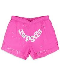 Sp5der - Og Web Double Layer Shorts - Lyst