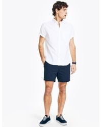 Nautica - Short-sleeve Oxford Shirt - Lyst