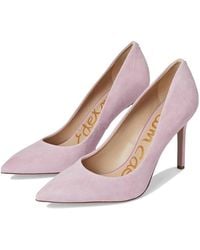 Sam Edelman - Hazel Pump Mauve Lilac Leather Stiletto Heel Hawk3177 - Lyst