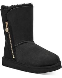 UGG - Bailey Zip Short Suede Shearling Winter Boots - Lyst