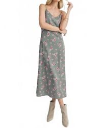 Sadie & Sage - Hostess Slip Midi Dress - Lyst