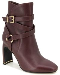 Kenneth Cole - Nellie Leather Bootie - Lyst