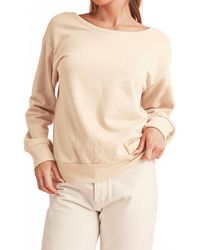 Shewin - Bowknot Round Neck Sweatshirt - Lyst