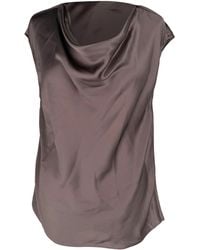 Lanvin - Cowl Neck Blouse - Lyst