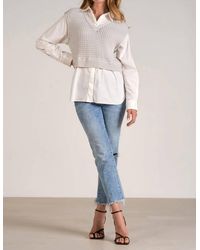 Elan - Lucy Layered Top - Lyst