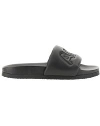 Ambush - Padded Leather Slide Sandal - Lyst