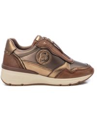 Xti - Carmela Collection Leather Casual Sneakers By - Lyst