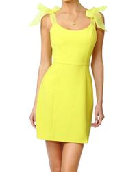 Adelyn Rae - Gia Ribbon Strap Mini Dress - Lyst