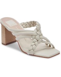 Dolce Vita - Pipin Leather Square Toe Mule Sandals - Lyst