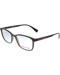 Prada Linea Rossa Lifestyle Ps 04iv U611o1 53mm Rectangle Eyeglasses 53mm - Multicolor