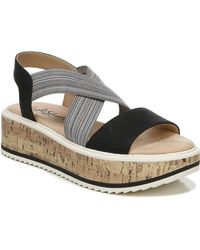 LifeStride - Clementine Cushioned Footbed Slip-on Wedge Sandals - Lyst