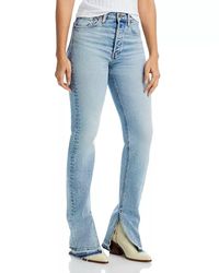 RE/DONE - 70s High Rise Skinny Bootcut Jean - Lyst