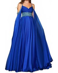 Ava Presley - Empire Waist Chiffon Ball Gown - Lyst