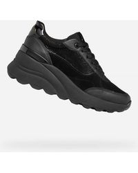 Geox - Spherica Ec13 Casual Platform Wedge Sneakers - Lyst