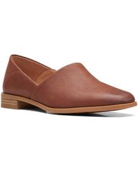 Clarks - Pure Belle Leather Slip On Shoe - Lyst
