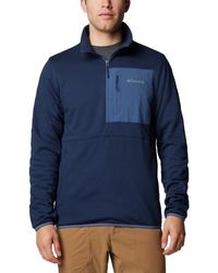 Columbia - Hike Half Zip Ii Jacket Collegiate Fleece Mock Neck Jax889 - Lyst