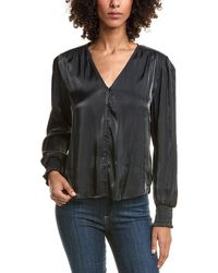 Bella Dahl - Smocked Cuff Blouse - Lyst