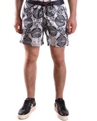 Philipp Plein - Graphic Print Beach Shorts With Zippered Pocket - Lyst