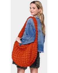Fashnzfab - Quilted Puffer Shoulder Crossbody Bag Cloud Bag - Lyst