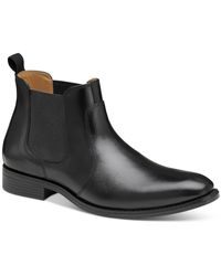 Johnston & Murphy - Lewis Leather Chelsea Boots - Lyst