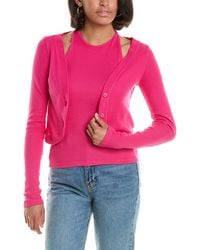 Monrow - Baby Thermal Cardi Top - Lyst
