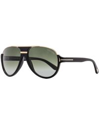 Tom Ford - Sunglasses Tf334 Dimitry 01p Shiny Black/gold 59mm - Lyst