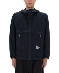 and wander - Nylon Sports Jacket - Lyst