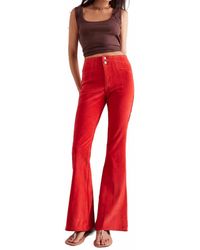 Free People - Jayde Cord Flare Jeans - Lyst