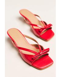 Flattered - Jordan Bow Kitten Heels - Lyst