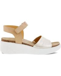 Ecco - Flowt Wedge Sandal - Lyst