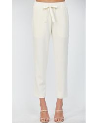 Fate - Stanton Contrast Satin Trim Detail Lounge Pants - Lyst