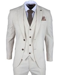 TruClothing - Tp-21 3 Piece Linen Summer Suit - Lyst