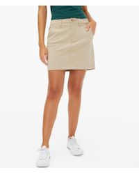 Aeropostale Womens Solid Corduroy Skirt 