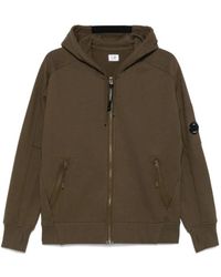 C.P. Company - Cotton Hoodie With Zip Fastening - Lyst