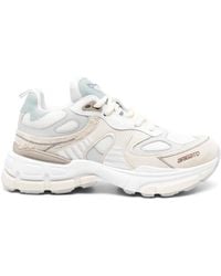 Axel Arigato - Leather And Suede Trainers With Sole - Lyst
