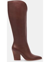 Dolce Vita - Rocky Boots Chocolate Leather - Lyst